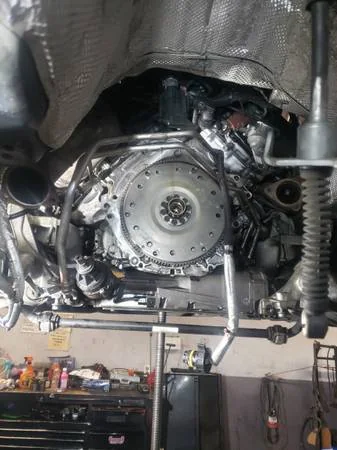 Transmission service and flywheel inspection
