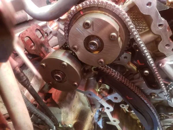 Timing chain and camshaft repair
