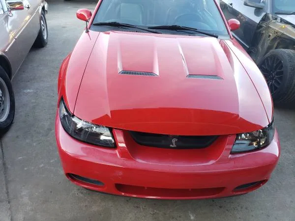 Red Ford Mustang serviced by Mobile Auto Works